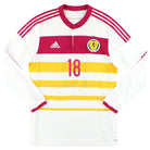 2014-15 Scotland adidas Player Issue adizero Away Shirt #18 L/S *As New* Football Shirt