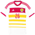 2014-15 Scotland adidas Player Issue adizero Away Shirt #26 *As New* M Football Shirt