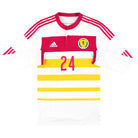 2014-15 Scotland adidas Player Issue adizero Away Shirt #24 L/S *As New* L Football Shirt