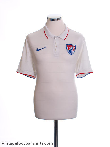 2014-15 USA Home Shirt L Football Shirt