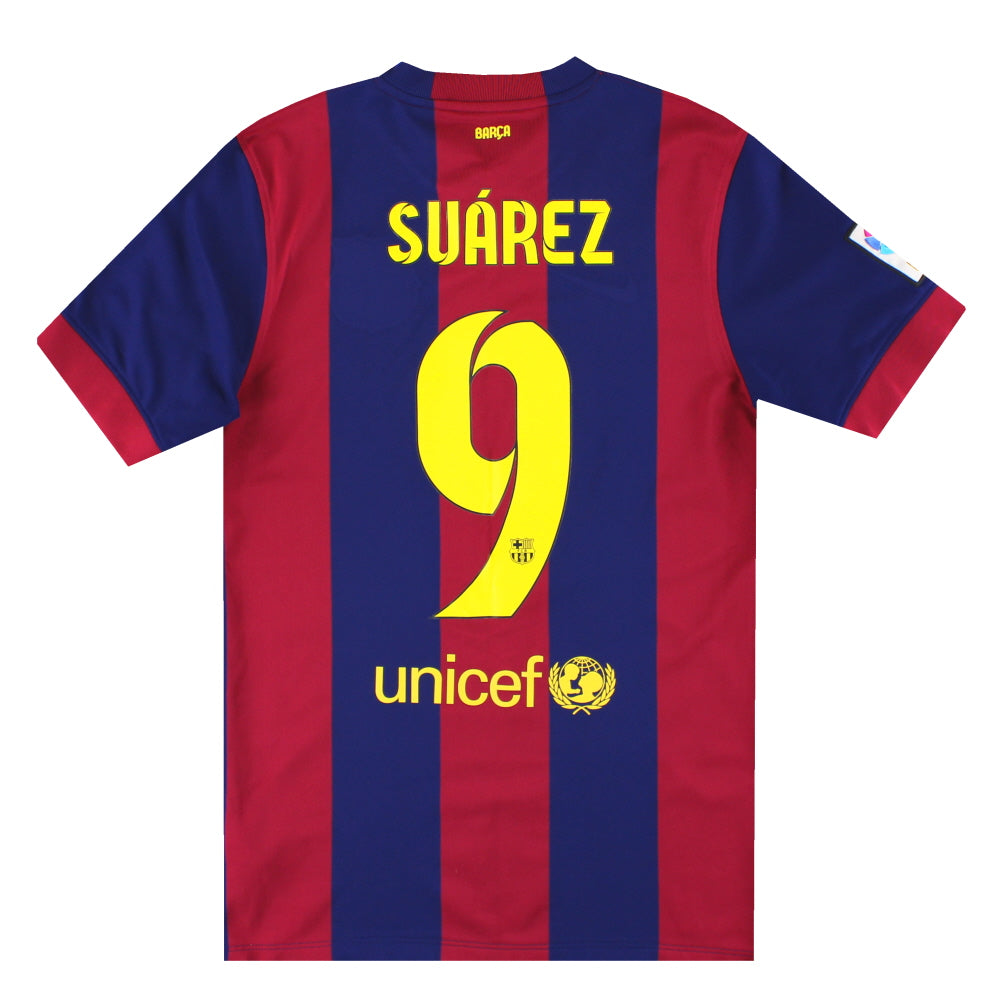 ※正規品　バルセロナ SUÁREZ 9番 シャツ 2014-15 Barcelona Home Shirt Suarez #9 S 610594-422 | Vintage