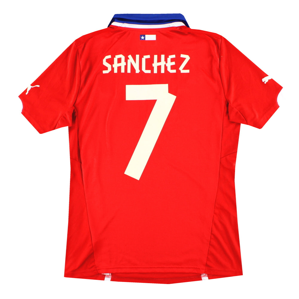 【Used】サッカーユニフォームPumaチリ代表 10/11 sanchez 7 2014-15 Chile Puma Home Shirt Sanchez #7 L 62200 | Vintage
