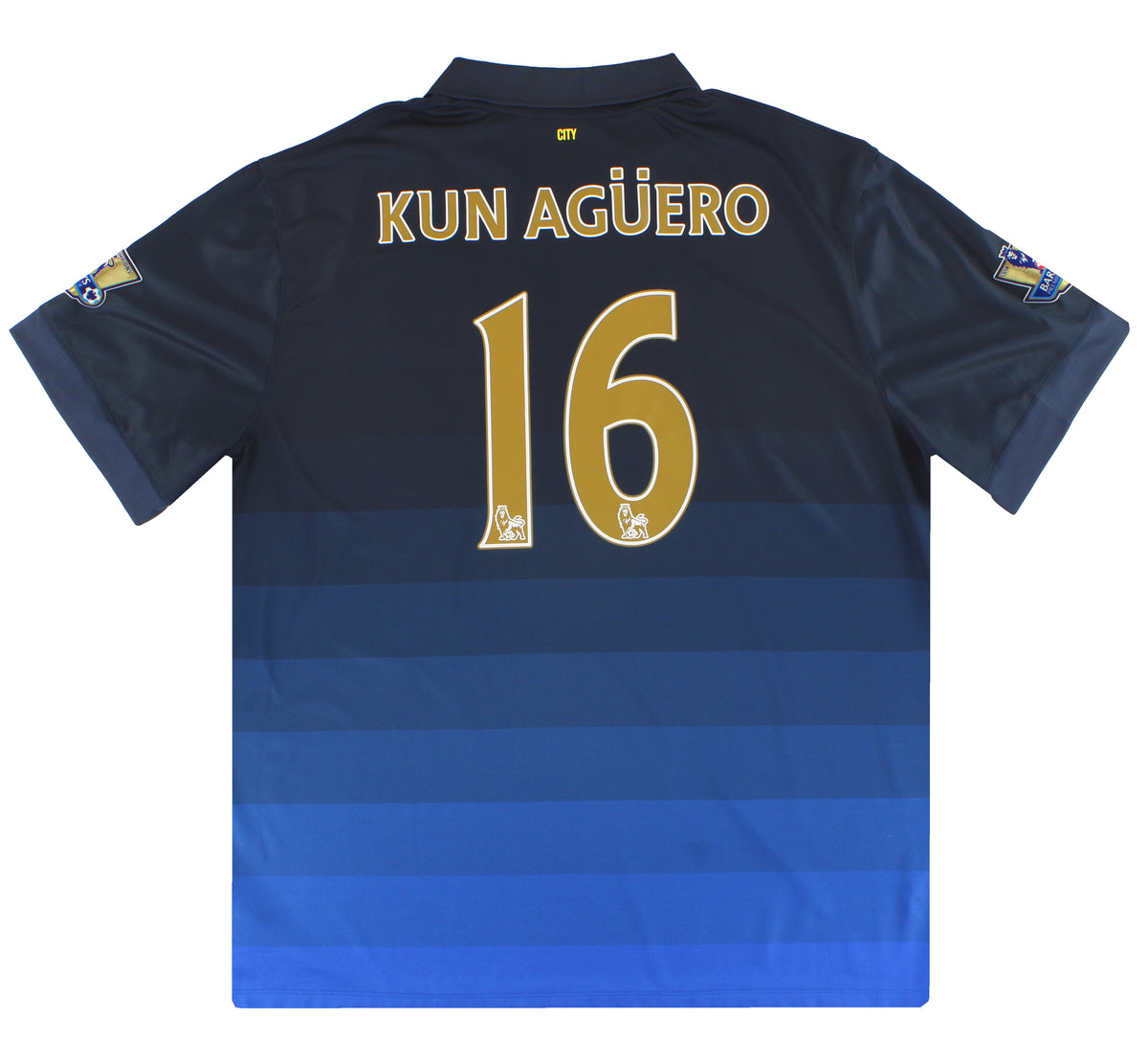 2014-15 Manchester City Nike Away Shirt Kun Aguero #16 XXXL