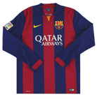 2014-15 Barcelona Nike Home Football Shirt L/S L