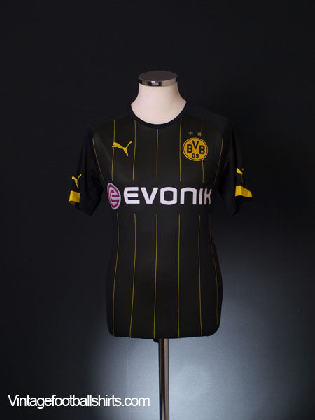 2014-16 Borussia Dortmund Away Shirt L Vintage Football Shirts
