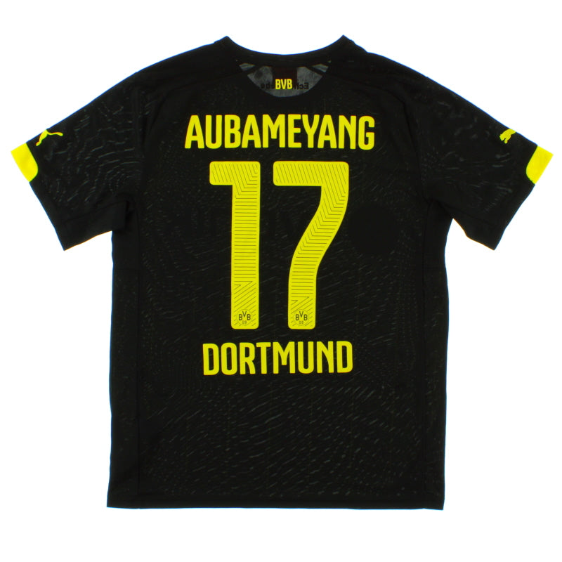 2014-16 Borussia Dortmund Away Shirt Aubameyang #17 *Mint* M Football Shirt