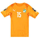 2014-17 Ivory Coast Puma Player Issue Home Shirt Gradel #15 L Football Shirt