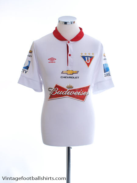 2014 LDU Quito Home Shirt L Football Shirt