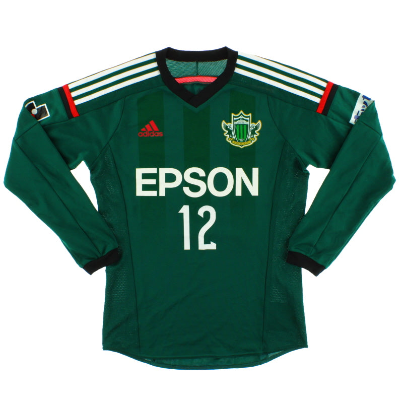2014 Matsumoto Yamaga Match Issue Home Shirt #12 L/S S Football Shirt