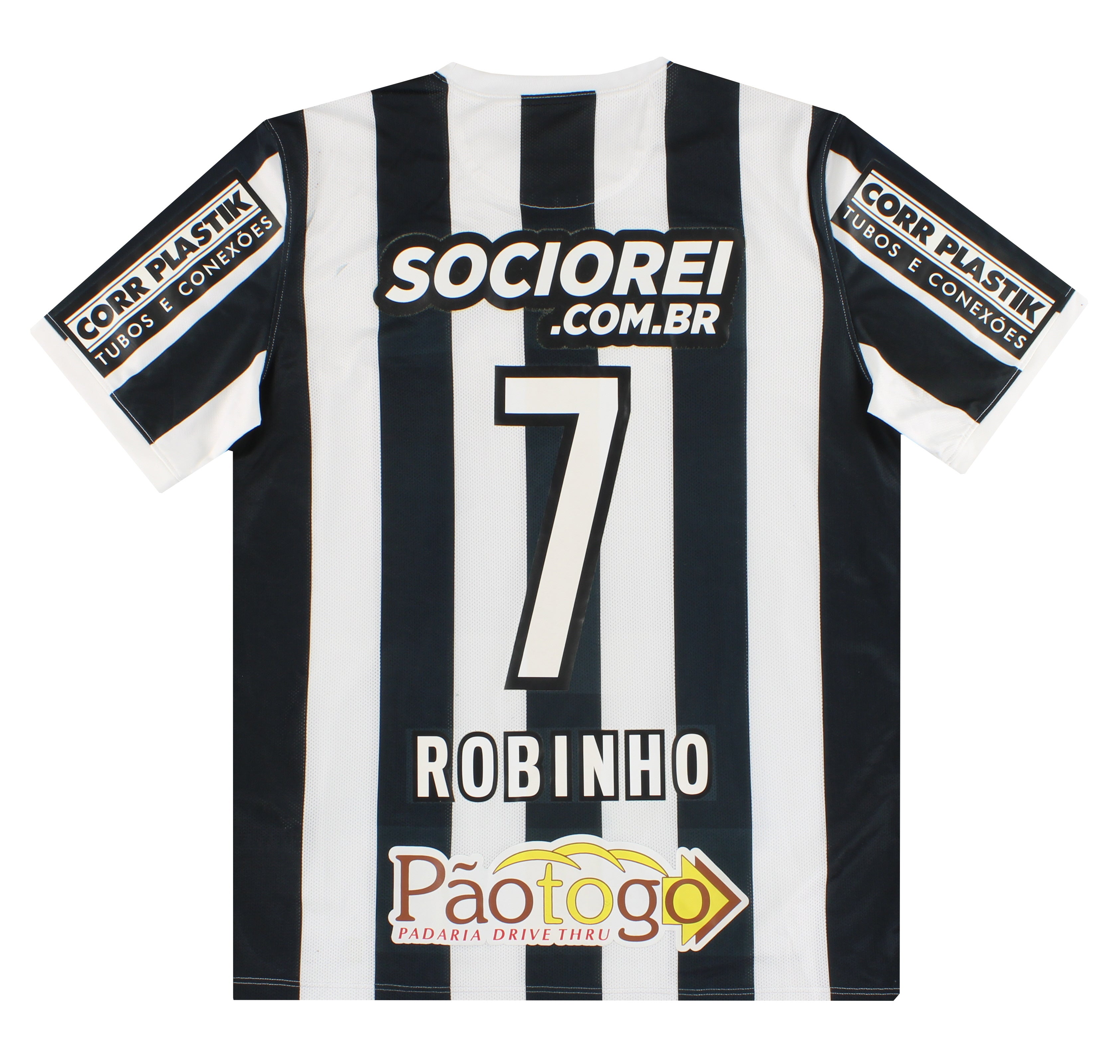 2014 Santos Nike Away Shirt Robinho #7 L 610998-105 | Vintage