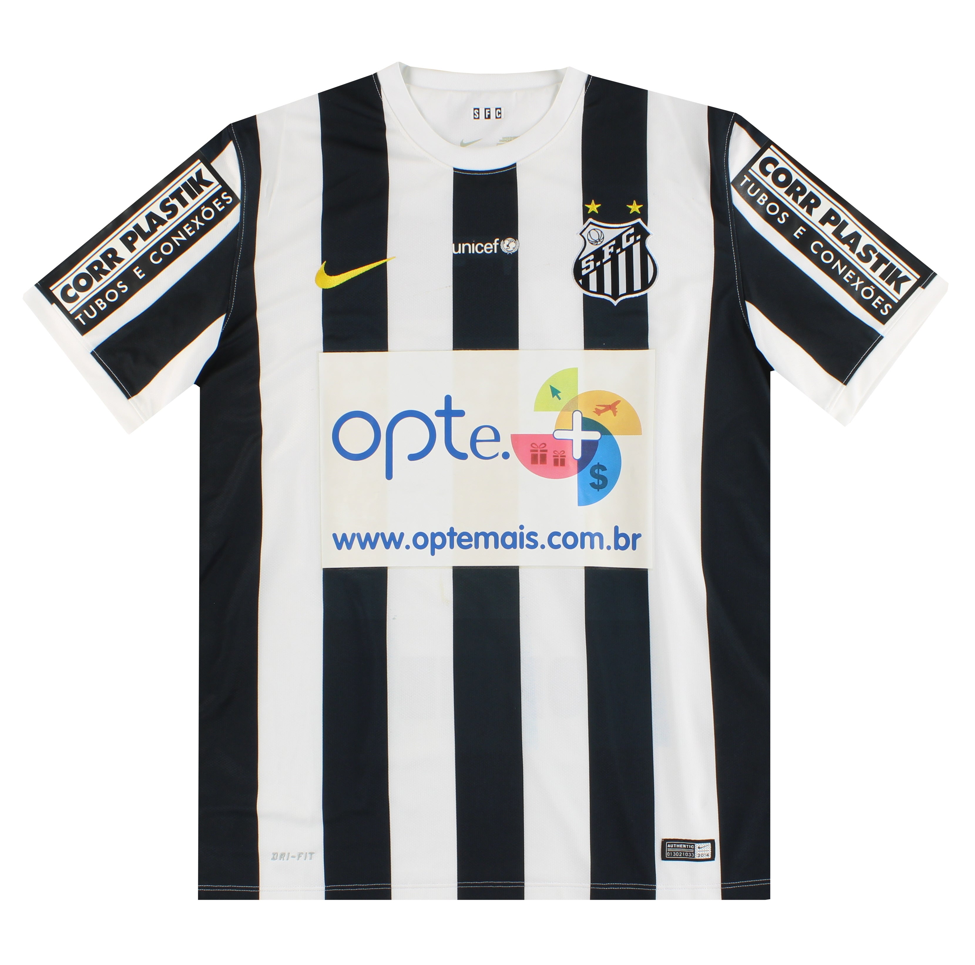 2014.2015 Nike Santos FC ユニフォーム 2014 Santos Nike Away Shirt Robinho #7 L 610998-105 | Vintage