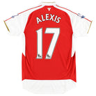 2015-16 Arsenal Home Shirt Alexis #17 S Football Shirt
