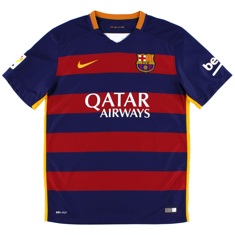 2015-16 Barcelona Nike Home Shirt S Football Shirt