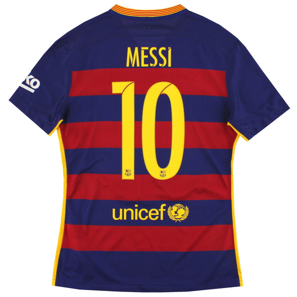 2015-16 Barcelona Nike Player Issue Home Shirt Messi #10 *Mint* M