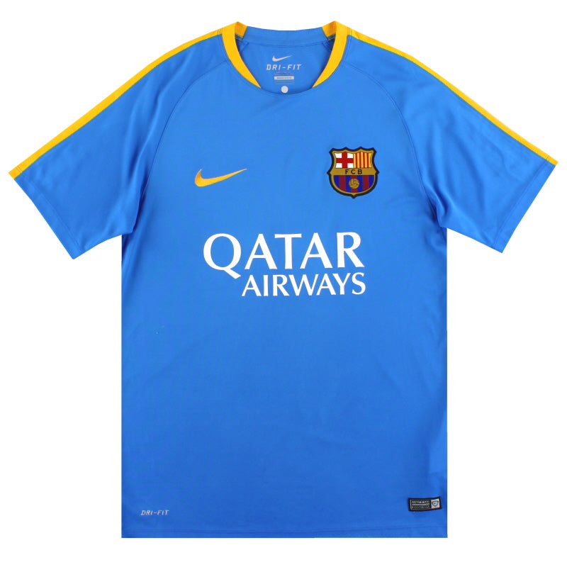 2015-16 Barcelona Nike Training Shirt M 686600-424 | Vintage