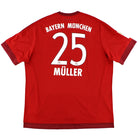 2015-16 Bayern Munich Home Shirt Muller #25 XXL Football Shirt