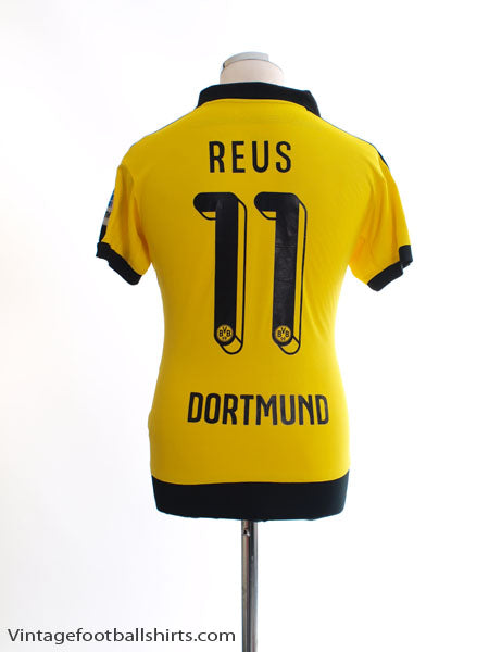 2015-16 Borussia Dortmund Home Shirt Reus #11 M Football Shirt
