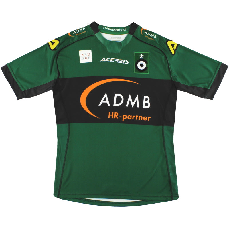 2015-16 Cercle Brugge Acerbis Home Shirt *As New* XL Football Shirt