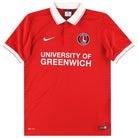 2015-16 Charlton Nike Home Shirt M Football Shirt
