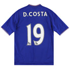 2015-16 Chelsea adidas Home Shirt D. Costa #19 L.Boys Football Shirt