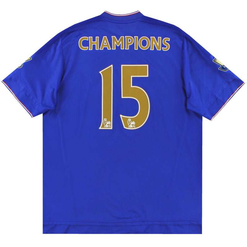 2015-16 Chelsea adidas Home Shirt Champions #15 XL Football Shirt