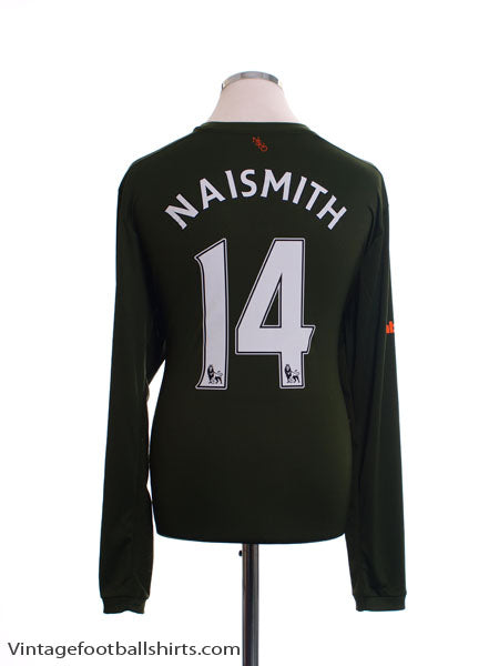 2015 16 Everton Third Shirt Naismith #14 L S *Mint*
