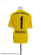 2015-16 FC 08 Homburg Match Issue Goalkeeper Shirt Buchholz #1 L Football Shirt