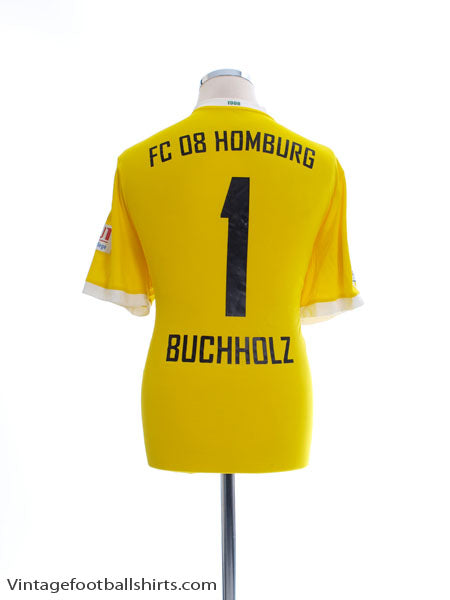 2015-16 FC 08 Homburg Match Issue Goalkeeper Shirt Buchholz #1 L Football Shirt