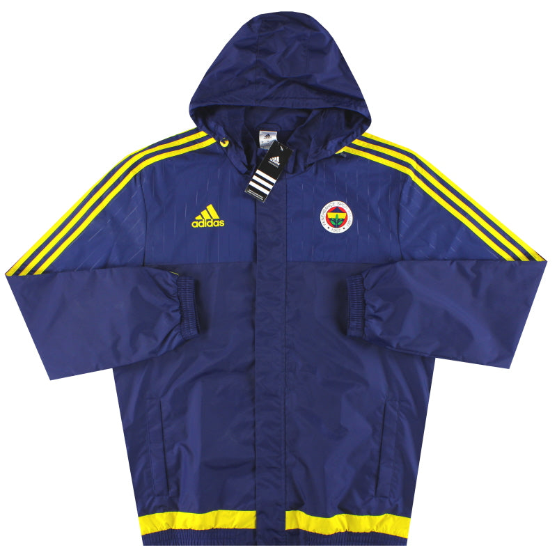2015-16 Fenerbahce adidas Rain Jacket *w/tags* L Jacket