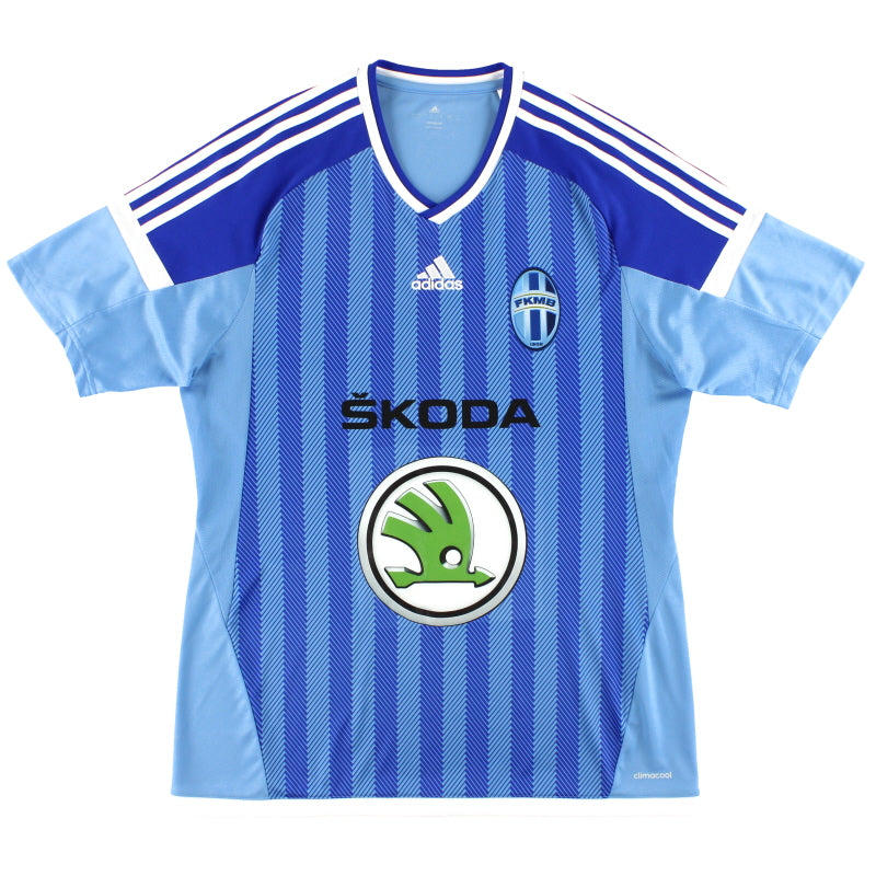 2015-16 FK Mlada Boleslav adidas Home Shirt *Mint* L Football Shirt