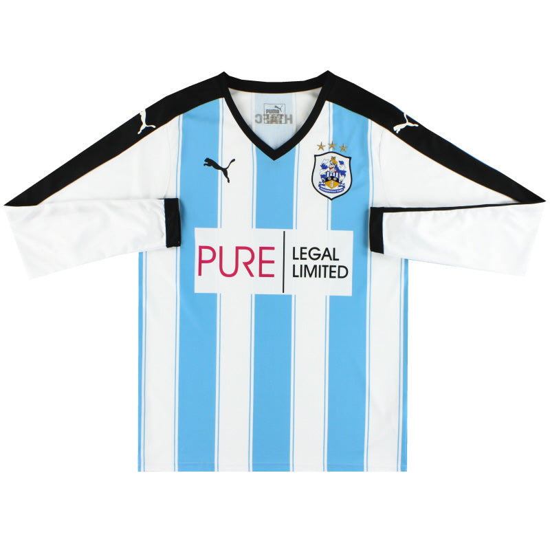 2015-16 Huddersfield Puma Home Shirt L/S M Football Shirt