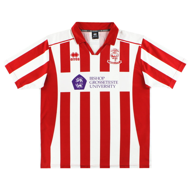 2015-16 Lincoln City Errea Home Shirt XL Football Shirt