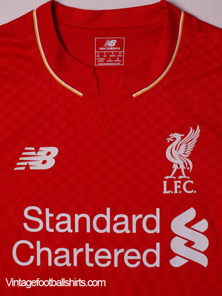 2015-16 Liverpool New Balance Home Shirt Coutinho #10 XL.Boys