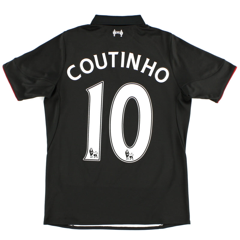 2015-16 Liverpool Third Shirt Coutinho #10 *Mint* XL.Boys Football Shirt