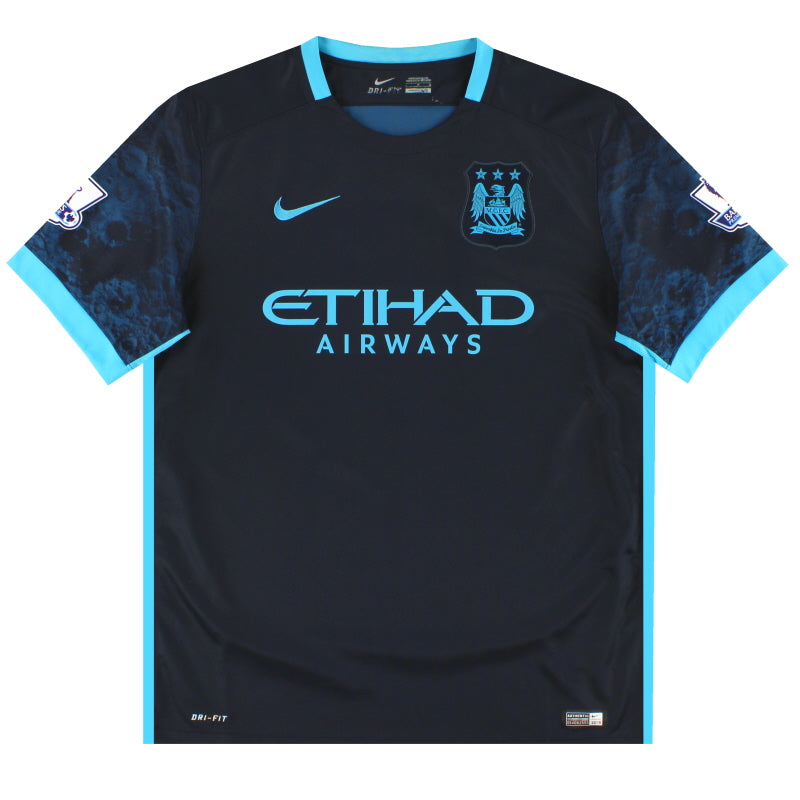 2015-16 Manchester City Nike Away Shirt Sterling #7 L 658881-476