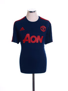 2015-16 Manchester United adidas Training Shirt L Training Shirt