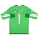 2015-16 Manchester United adidas Goalkeeper Shirt De Gea #1 XL.Boys Football Shirt