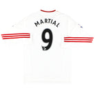 2015-16 Manchester United adidas Away Shirt Martial #9 L/S M Football Shirt