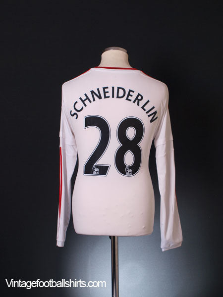 2015-16 Manchester United adidas Away Shirt Schneiderlin #28 L/S S Football Shirt