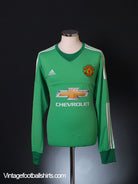2015-16 Manchester United Goalkeeper Shirt L/S *As New* XL Football Shirt