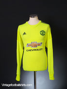 2015-16 Manchester United Goalkeeper Shirt L/S *As New* XL Football Shirt