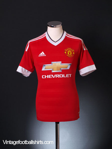 2015-16 Manchester United Home Shirt M Football Shirt