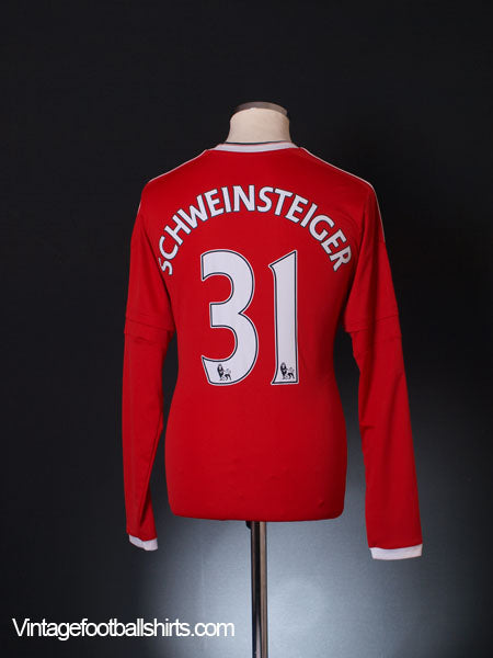 2015-16 Manchester United Home Shirt Schweinsteiger #31 M Football Shirt