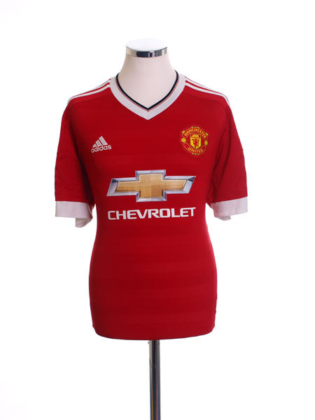 2015-16 Manchester United Home Shirt M Football Shirt