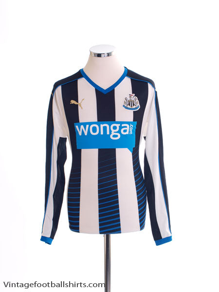 2015-16 Newcastle Home Shirt L/S S Football Shirt