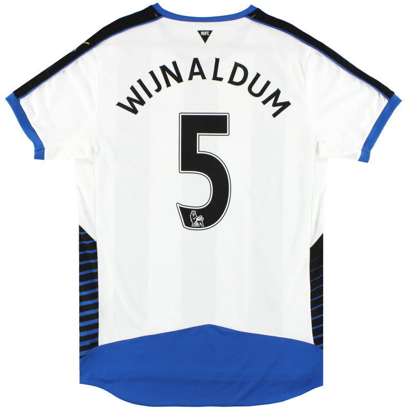 2015-16 Newcastle Puma Home Shirt Wijnaldum #5 M Football Shirt