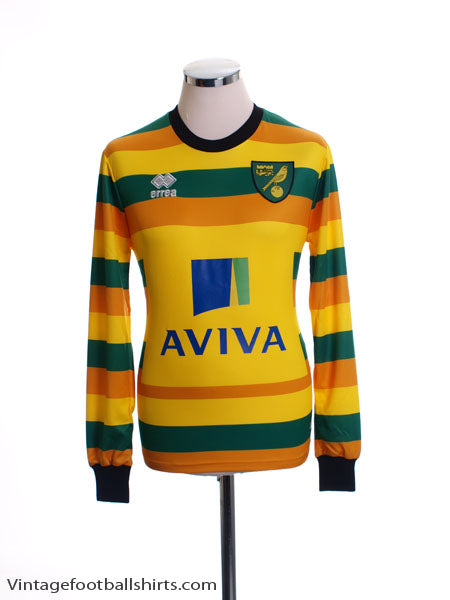 2015-16 Norwich City Third Shirt *BNIB* L/S Football Shirt