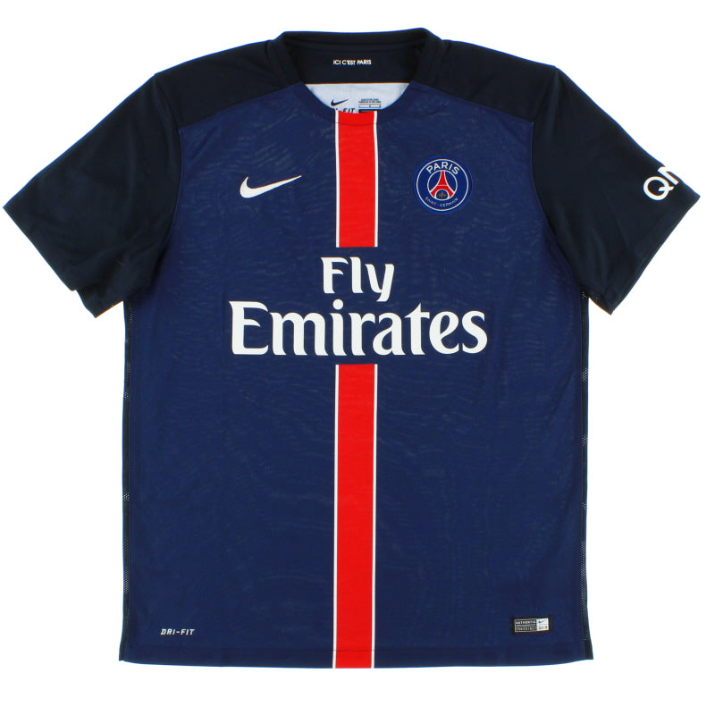 2015-16 Paris Saint-Germain Home Shirt *Mint* L Football Shirt