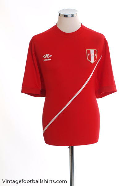2015-16 Peru Away Shirt XL Football Shirt