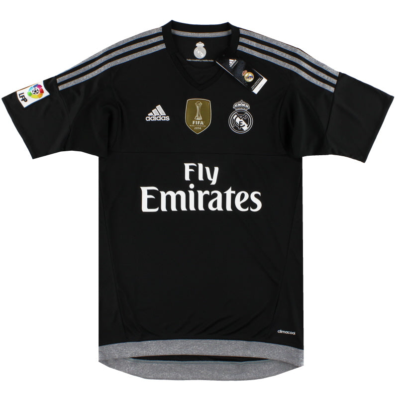 2015-16 Real Madrid adidas Goalkeeper Shirt *BNIB* S Football Shirt